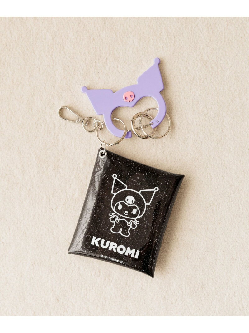 樂天商城 - 【クロミ】カラビナ付きクリアポーチ LOWRYS FARM ローリーズファーム 財布・ポーチ・ケース ポーチ パープル[Rakuten Fashion]
