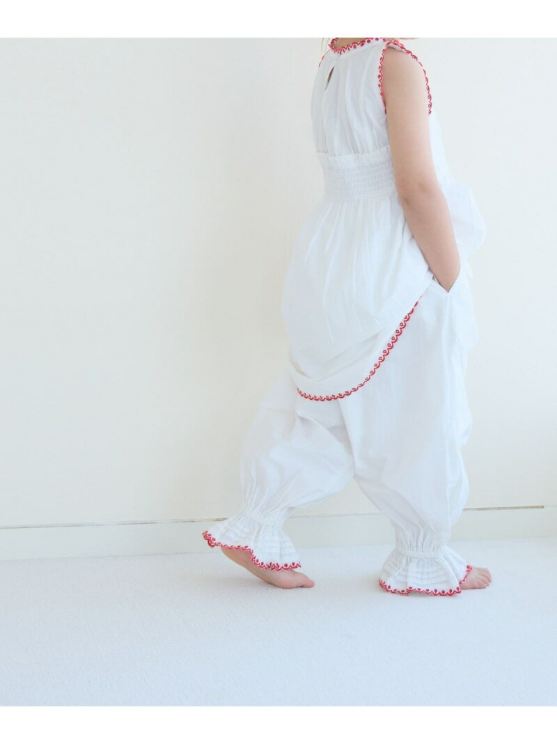 INDIAISシシュウパンツ LOWRYS FARM ローリーズファーム パンツ その他のパンツ ホワイト