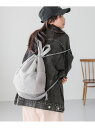 【SALE/50%OFF】LFメッシュナップサック LOWRYS FARM ローリーズファーム バッグ リュック・バックパック ブラック ホワイト グレー【RB...