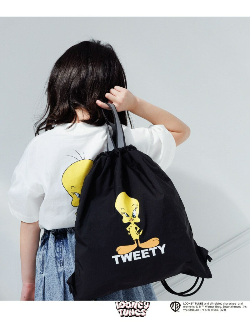 TWEETY_ナップサック LOWRYS FARM ローリーズファーム バッグ リュック・バックパック ブラック ホワイト[Rakuten Fashion]