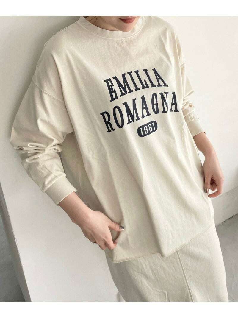 【SALE／50%OFF】(W)カコウプリントTLS LOWRYS FARM ローリーズファーム トップス カットソー・Tシャツ ホワイト グレー ピンク パープル【RBA_E】[Rakuten Fashion]