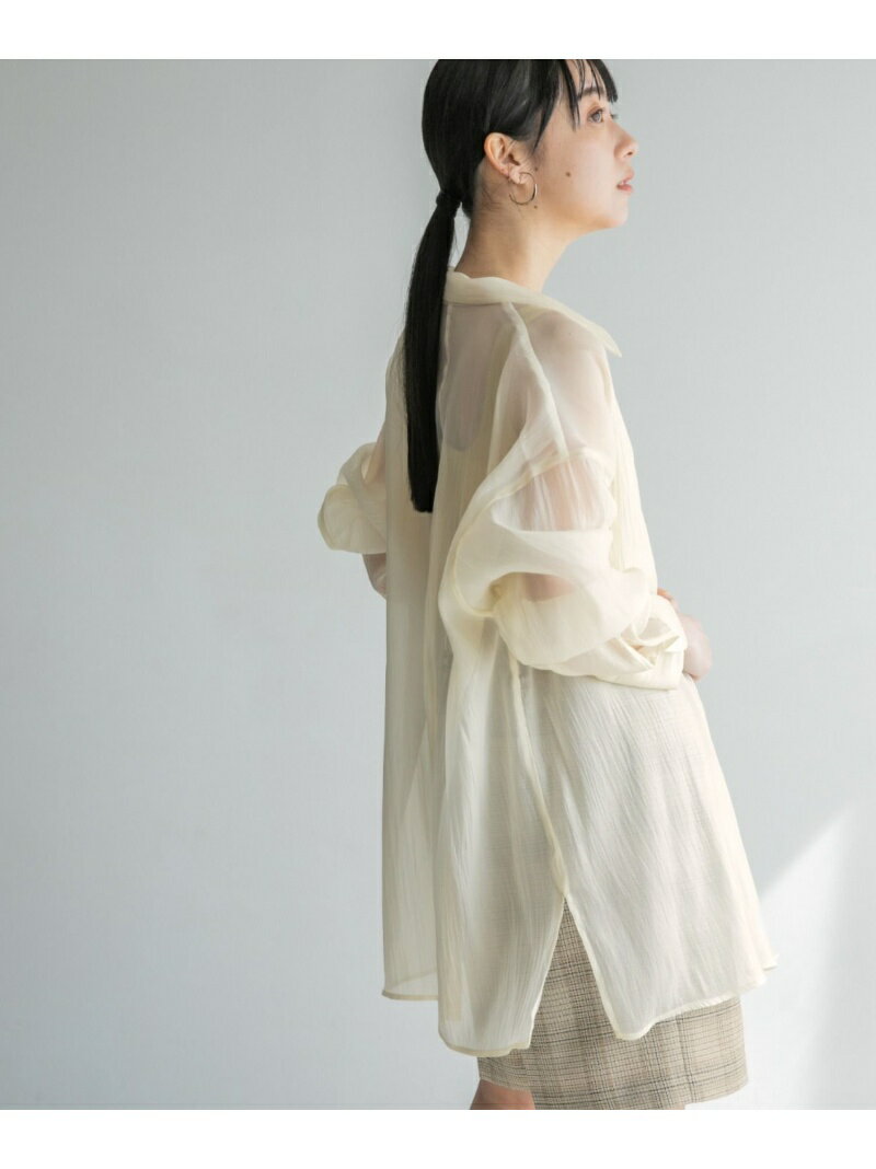 【SALE／66%OFF】シャンブレ-ボックスSHLS LOWRYS FARM ローリーズファーム トップス シャツ・ブラウス ベージュ グリーン パープル ブラック ブルー【RBA_E】[Rakuten Fashion]のサムネイル