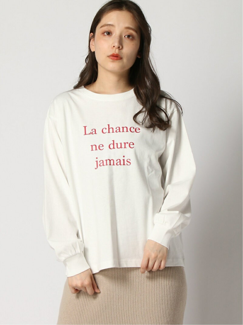 【SALE／50%OFF】ロゴプリントTEELS LOWRYS FARM ローリーズファーム トップス カットソー・Tシャツ ホワイト イエロー グレー【RBA_E】[Rakuten Fashion]のサムネイル