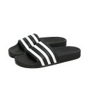 15時迄のご注文で即日発送可 adidas ADILETTE  アディダス アディレッタ BLACK/WHITE 280647