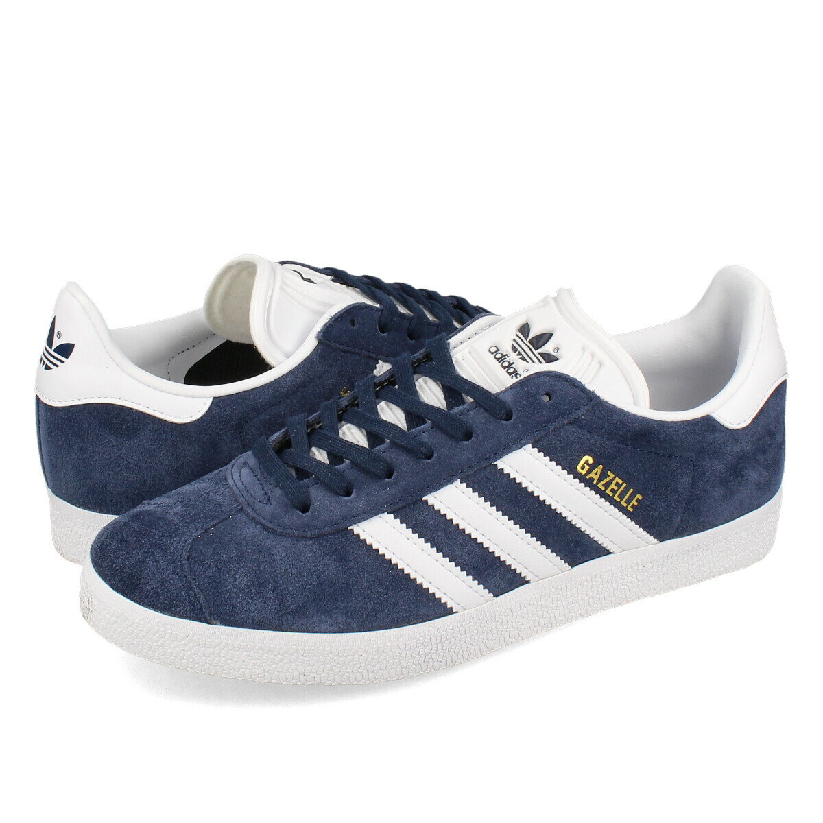 15時迄のご注文で即日発送可 adidas GAZELLE  アディダス ガッツレー ガゼル COLLEGE NAVY/WHITE/GOLD MET