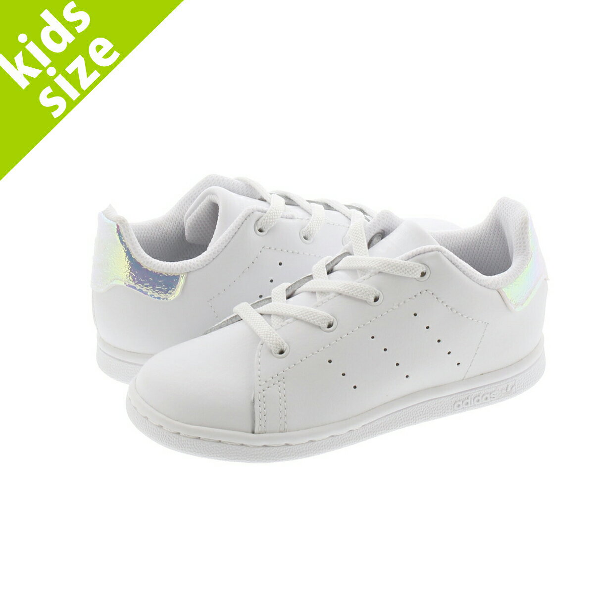 【キッズサイズ】【11.0〜16.5cm】adidas STAN SMITH EL I アディダス スタンスミス EL I FTWR WHITE/FTWR WHITE/CORE BLACK fu6675