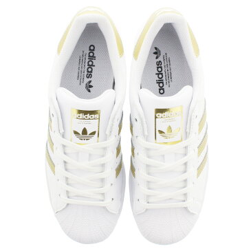 adidas SUPERSTAR W アディダス スーパースター ウィメンズ FTWR WHITE/GOLD METALLIC/FTWR WHITE fx7483