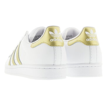 adidas SUPERSTAR W アディダス スーパースター ウィメンズ FTWR WHITE/GOLD METALLIC/FTWR WHITE fx7483