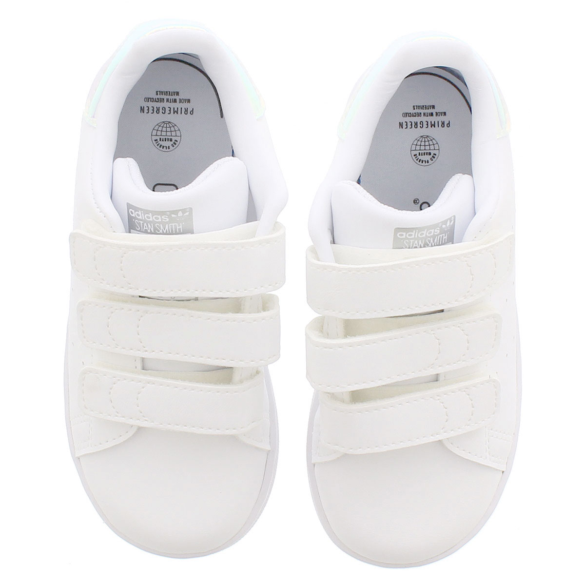 【キッズサイズ】【11.0〜16.0cm】adidas STAN SMITH CF I アディダス スタンスミス CF I FTWR WHITE/FTWR WHITE/SILVER METALLIC fx7537