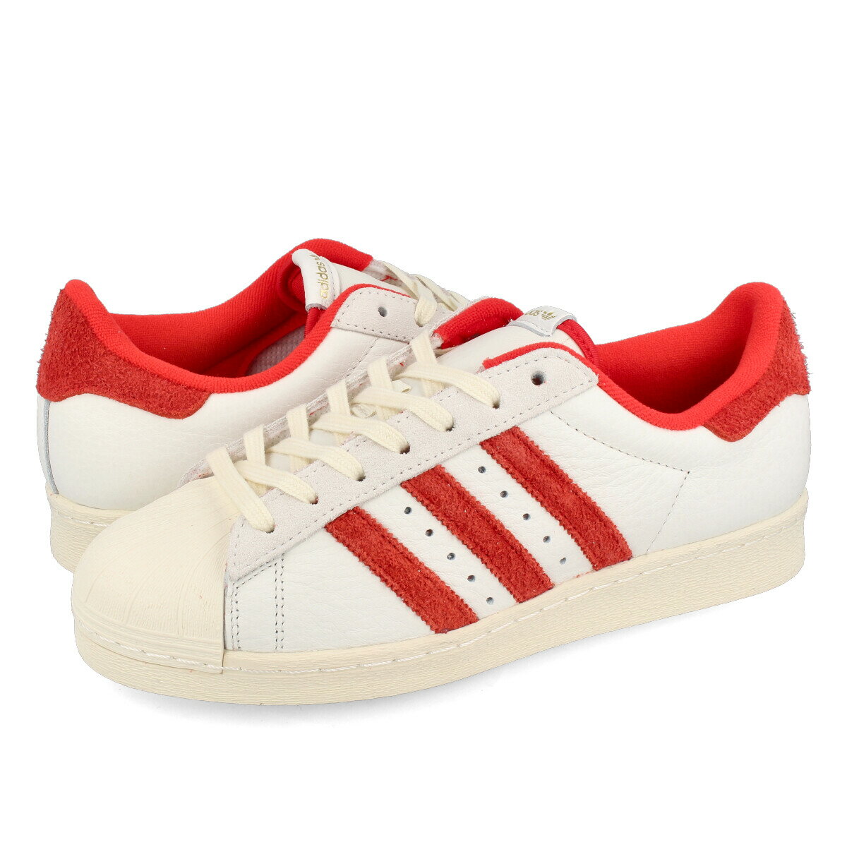 【プライスダウン】15時迄のご注文で即日発送可 adidas SUPERSTAR 82 アディダス スーパースター 82 CLOUD WHITE/VIVID RED/CREAM WHITE gy8457