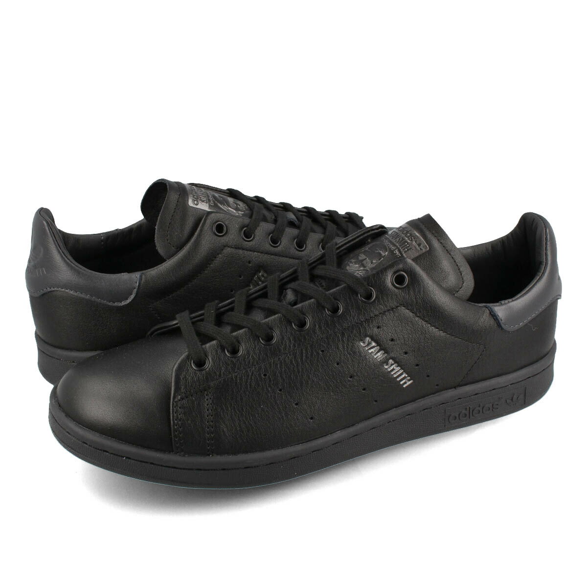 【プライスダウン】 15時迄のご注文で即日発送可 adidas STAN SMITH LUX アディダス スタンスミス LUX メンズ レディース ローカット CORE BLACK/CORE BLACK/CARBON ブラック hq6787