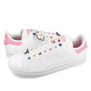 【お買い物マラソンSALE】 15時迄のご注文で即日発送可 adidas STAN SMITH J HELLO KITTY アディダス スタンスミス J ハローキティ レディース スニーカー ローカット FTWR WHITE/FTWR WHITE/BLISS PINK ホワイト id7230