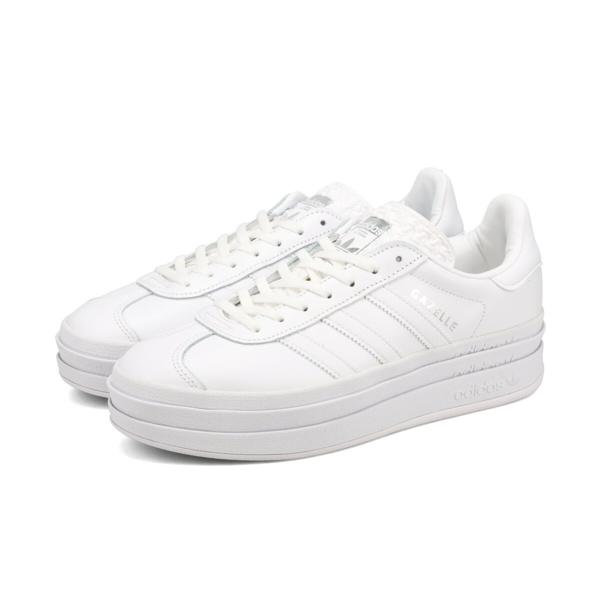 アディダス 【プライスダウン】 15時迄のご注文で即日発送可 adidas GAZELLE BOLD W アディダス ガッツレー ガゼル ボールド レディース スニーカー ローカット FTWR WHITE/FTWR WHITE/FTWR WHITE ホワイト IE5130