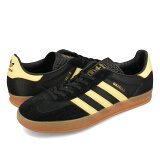 15Τʸ¨ȯ adidas GAZELLE INDOOR ǥ  åĥ졼 ɥ  ǥ ˡ å CORE BLACK/ALMOST YELLOW/GUM ֥å ig4999