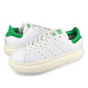 15̂ő adidas STAN SMITH PF W AfB_X X^X~X PF EBY fB[X Xj[J[ [Jbg FTWR WHITE/OFF WHITE/GREEN zCg ID2786