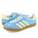 15時迄のご注文で即日発送可 adidas GAZELLE INDOOR W アディダス ガッツレー ガゼル インドア ウィメンズ レディース スニーカー ローカット SEMI BLUE BURST/ALMOST YELLOW/FTWR WHITE ブルー IE2960