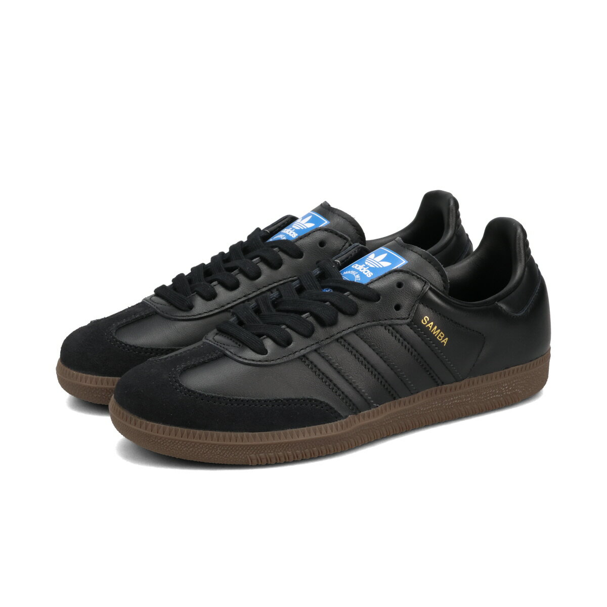 15時迄のご注文で即日発送可 adidas SAMBA OG アディダス サンバ OG メンズ レディース スニーカー ローカット CORE BLACK/CORE BLACK/GUM ブラック IE3438