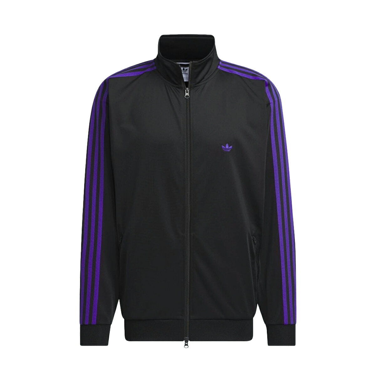 アディダス アウトドアジャケット レディース 15時迄のご注文で即日発送可 adidas BECKENBAUER TRACK TOP アディダス ベッケンバウアー トラック トップ メンズ レディース トラックジャケット BLACK/ENERGY INK ブラック IZ4923