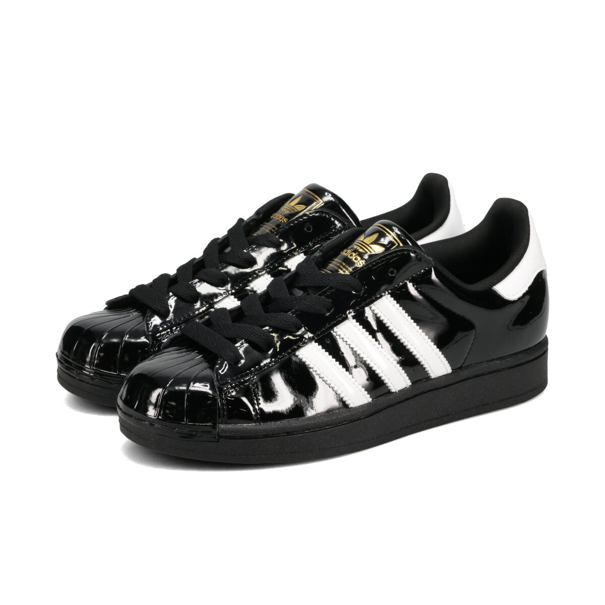 【30%OFF】 adidas SUPERSTAR II アディダス スーパースター II メンズ レディース スニーカー ローカット CORE BLACK/FTWR WHITE/GOLD METALLIC ブラック JS4009