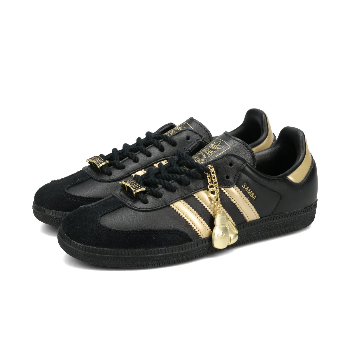 【30%OFF】 adidas SAMBA OG アディダス サンバ OG メンズ レディース スニーカー ローカット CORE BLACK/GOLD METALLIC/FTWR WHITE ブラック KI5854