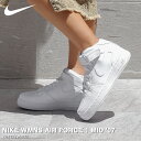 15̂ő NIKE WMNS AIR FORCE 1 MID '07 iCL EBY GA tH[X 1 ~bh '07 WHITE/WHITE DD9625-100