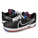 【ビッグ スモールサイズ】 NIKE AIR FORCE 1 REACT ナイキ エア フォース 1 リアクト BLACK/WHITE/GYM RED/GYM BLUE ct1020-001