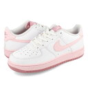 15時迄のご注文で即日発送可 NIKE AIR FORCE 1 GS ナイキ エア フォース 1 GS 海外限定 日本未発売モデル レディース スニーカー ローカット WHITE/PINK FOAM ホワイト CT3839-107