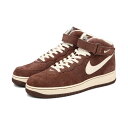 NIKE AIR FORCE 1 MID '07 QS ナイキ エア フォース 1 ミッド '07 QS メンズ レディース スニーカー ミッドカット CHOCOLATE/CREAM ブラウン DM0107-200