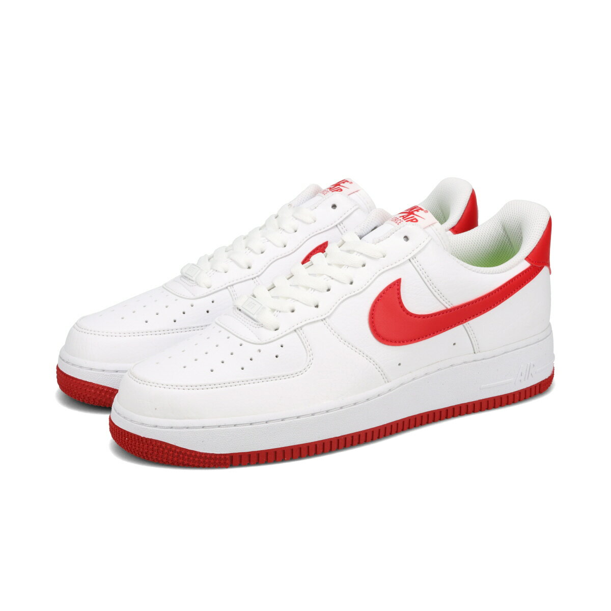 Rakuten - NIKE WMNS AIR FORCE 1 '07 NEXT NATURE ナイキ ウィメンズ エアフォース 1 '07 ネクストネイチャー メンズ レディース スニーカー ローカット WHITE/GYM RED/WHITE/VOLT ホワイト DV3808-105
