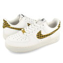 15̂ő NIKE WMNS AIR FORCE 1 '07 ESSENTIALS yGINGHAM PLAIDz iCL EBY GAtH[X 1 07 GbZV fB[X Xj[J[ [Jbg SUMMIT WHITE/BRONZINE/BLACK zCg DZ2784-102