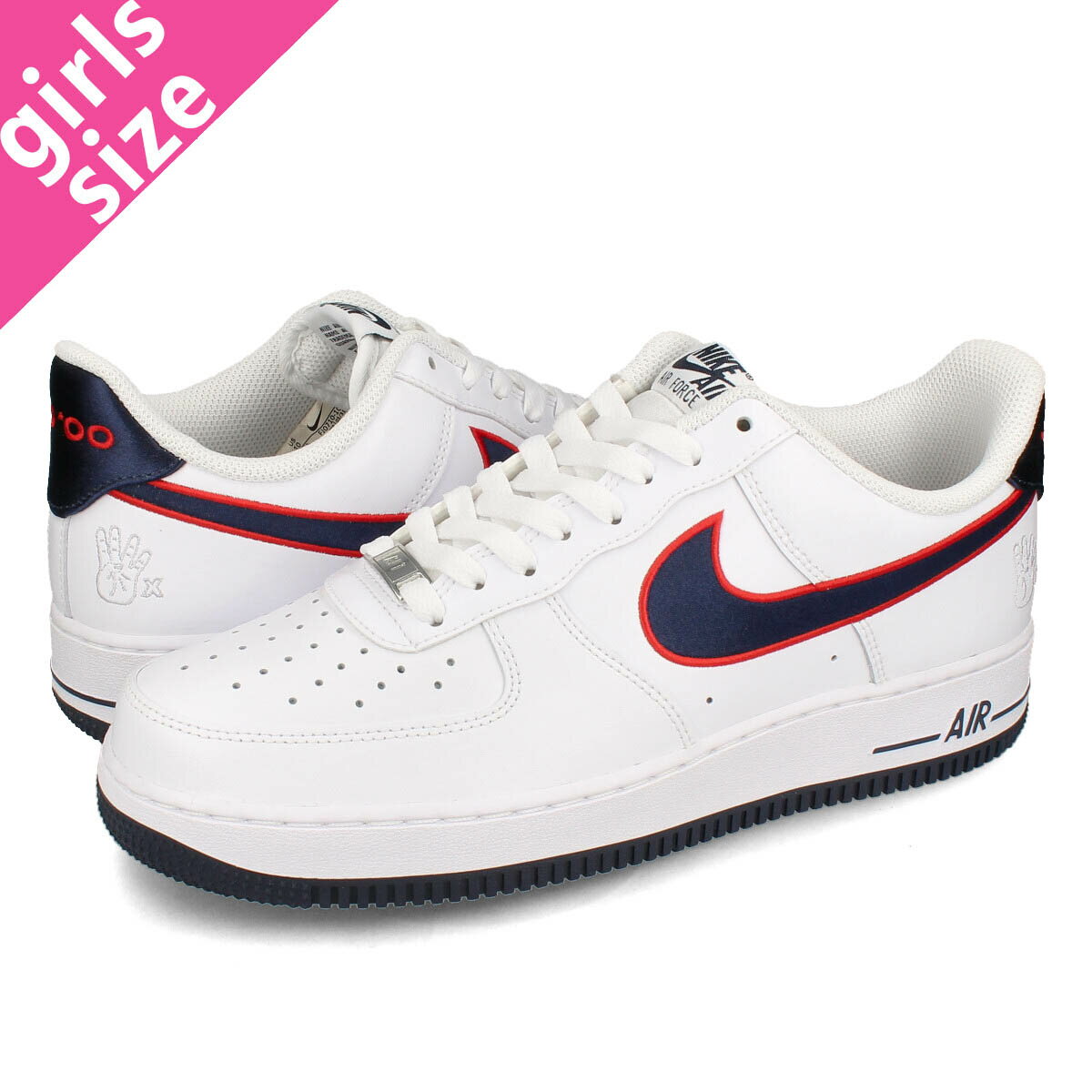 15Τʸ¨ȯ NIKE WMNS AIR FORCE 1 '07 HUSTON COMETS ʥ  ե 1 07 ǥ ˡ å WHITE/OBSIDIAN/UNIVERSITY RED/WOLF GREY ۥ磻 fj0710-100-l