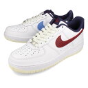 15時迄のご注文で即日発送可 NIKE AIR FORCE 1 '07  ナイキ エア フォース 1 07 海外限定 日本未発売モデル メンズ スニーカー ローカット WHITE/WHITE/POLAR/TEAM RED ホワイト FV8105-161