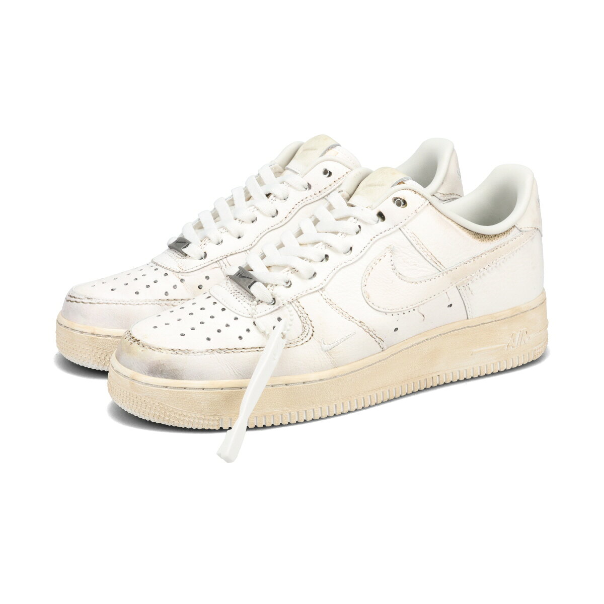 NIKE AIR FORCE 1 LOW ×.SWOOSH -DIRTY TRIPLE WHITE- ナイキ エアフォース 1 ロー × ドットスウッシュ -ダーティ トリプル ホワイト- 海外限定 日本未発売モデル メンズ スニーカー ローカット WHITE/WHITE/WHITE ホワイト HJ9346-100