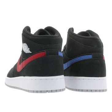 【大人気の女の子サイズ♪】 NIKE AIR JORDAN 1 MID BG ナイキ エア ジョーダン 1 ミッド BG BLACK/WHITE/RED/YELLOW/BLUE/GREEN 554725-065