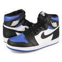 15̂ő NIKE AIR JORDAN 1 RETRO HIGH OG yROYAL TOEz iCL GA W[_ 1 g nC OG BLACK/WHITE/GAME ROYAL 555088-041