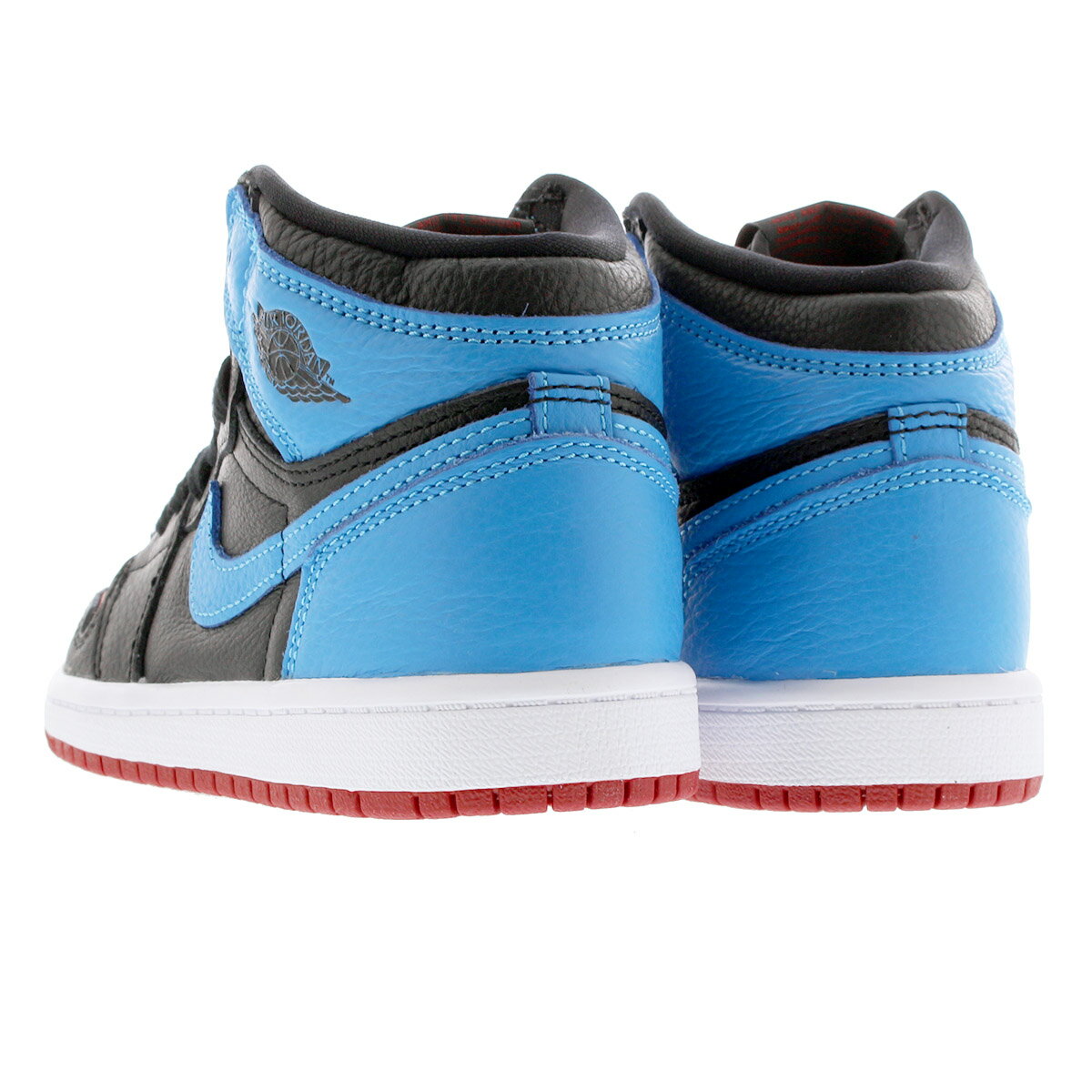 【キッズサイズ】【16.0〜22.0cm】 NIKE AIR JORDAN 1 HIGH OG PS 【UNC TO CHICAGO】 ナイキ エア ジョーダン 1 ハイ OG PS BLACK/DK POWDER BLUE/GYM RED cu0449-046