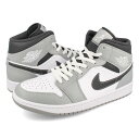 15̂ő NIKE AIR JORDAN 1 MID iCL GA W[_ 1 ~bh LIGHT SMOKE GREY/WHITE/ANTHRACITE 554724-078