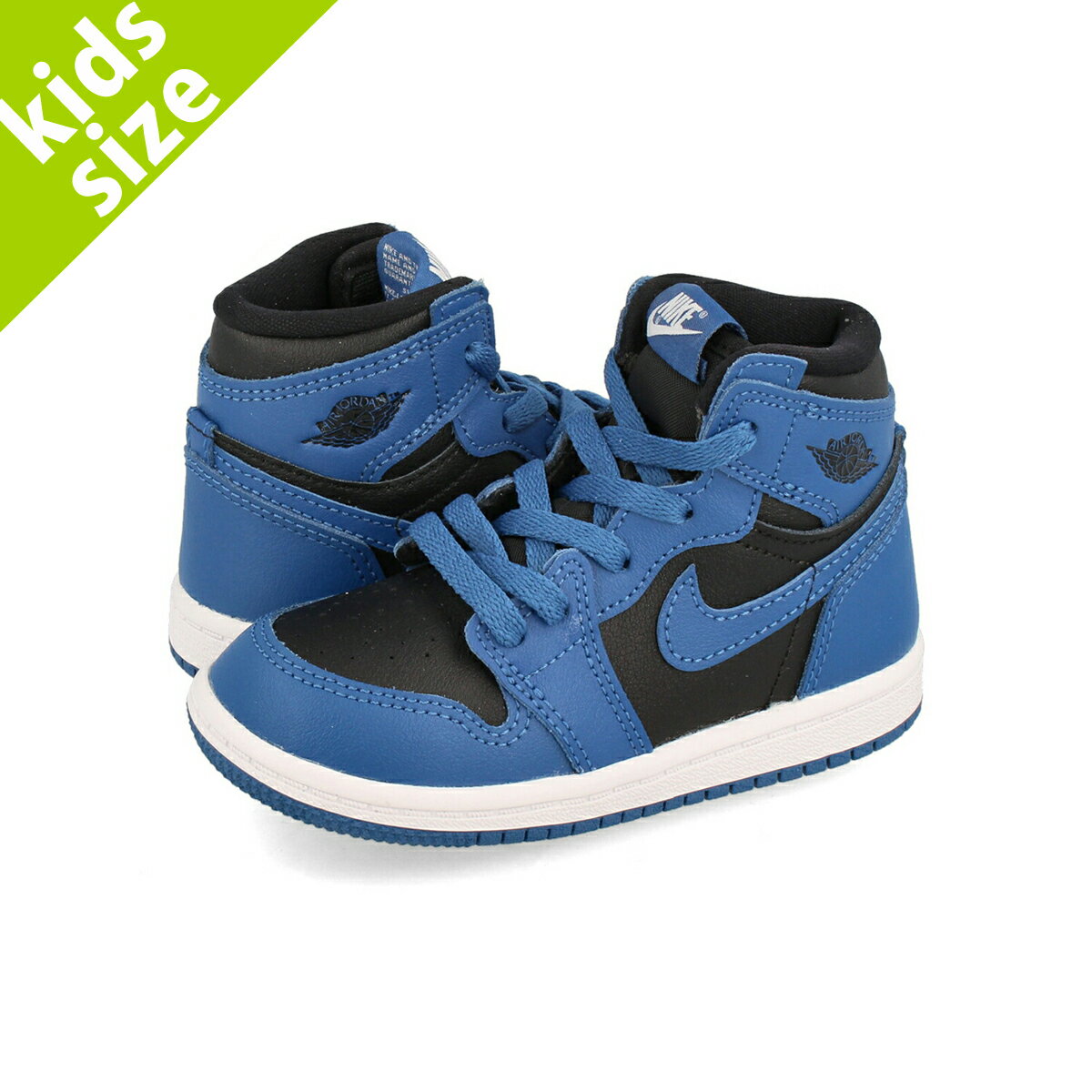 【ベビーサイズ】【8-16cm】 NIKE AIR JORDAN 1 RETRO HIGH OG TD ナイキ エア ジョーダン 1 レトロ ハイ OG TD DARK MARINA BLUE/BLACK/WHITE aq2665-404