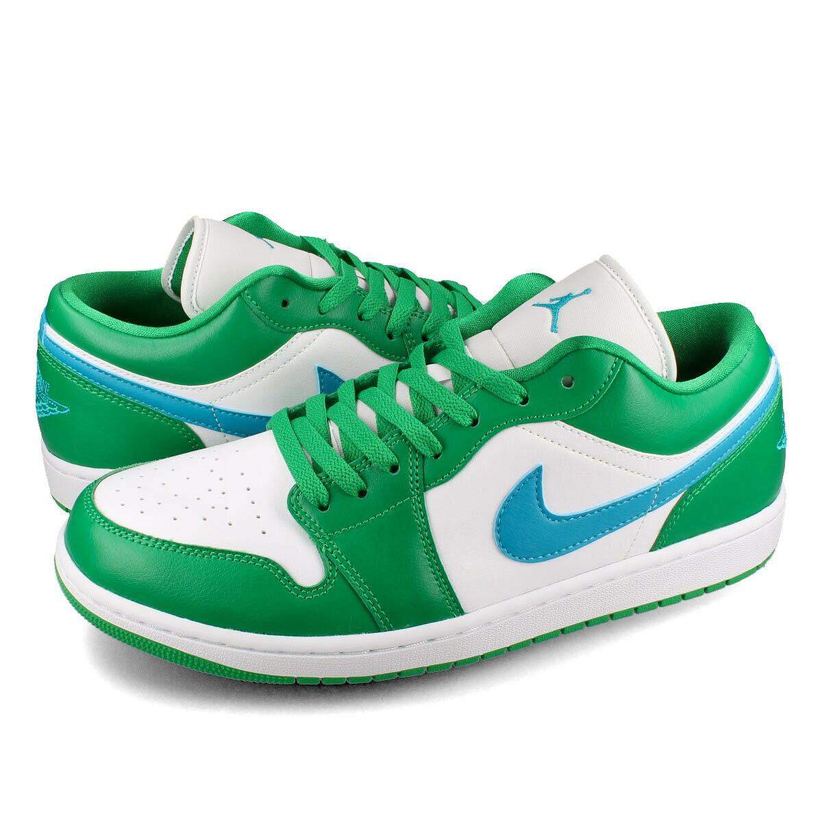 15時迄のご注文で即日発送可 NIKE WMNS AIR JORDAN 1 LOW ナイキ ウィメンズ エア ジョーダン 1 ロー メンズ ローカット LUCKY GREEN/AQUATONE/WHITE グリーン dc0774-304