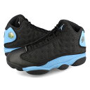 15時迄のご注文で即日発送可 NIKE AIR JORDAN 13 RETRO  ナイキ エア ジョーダン 13 レトロ メンズ スニーカー ハイカット BLACK/UNIVERSITY BLUE/WHITE ブラック ブルー 海外限定 日本未発売モデル DJ5982-041