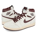 楽天LOWTEX ビッグ・スモール店15時迄のご注文で即日発送可 NIKE AIR JORDAN 1 RETRO HIGH OG SP 【A Ma Maniere】 ナイキ エア ジョーダン 1 レトロ ハイ OG SP メンズ レディース ハイカット SAIL/BRGNDY CRUSH/PEARL WHITE/BLACK ホワイト do7097-100-l