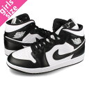 15̂ő NIKE WMNS AIR JORDAN 1 MID iCL EBY GA W[_ 1 ~bh fB[X ~bhJbg WHITE/BLACK/WHITE ubN dv0991-101-l