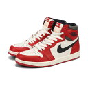 楽天LOWTEX ビッグ・スモール店15時迄のご注文で即日発送可 NIKE AIR JORDAN 1 RETRO HIGH OG 【CHICAGO LOST & FOUND】 ナイキ エア ジョーダン 1 レトロ ハイ OG VARSITY RED/BLACK/SAIL/MUSLIN レッド ブラック ホワイト DZ5485-612