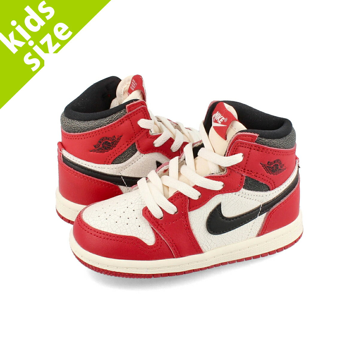 15時迄のご注文で即日発送可 【ベビーサイズ】【8.0～16.0cm】 NIKE AIR JORDAN 1 RETRO HIGH OG TD 【CHICAGO LOST & FOUND】 ナイキ エア ジョーダン 1 レトロ ハイ OG TD VARSITY RED/BLACK…