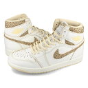 15̂ő NIKE AIR JORDAN 1 RETRO HIGH OG yVIBRATIONS OF NAIJAz iCL EBY GA W[_ 1 g nC OG Y nCJbg SAIL/PALE VANILLA/BLACK zCg fd8631-100