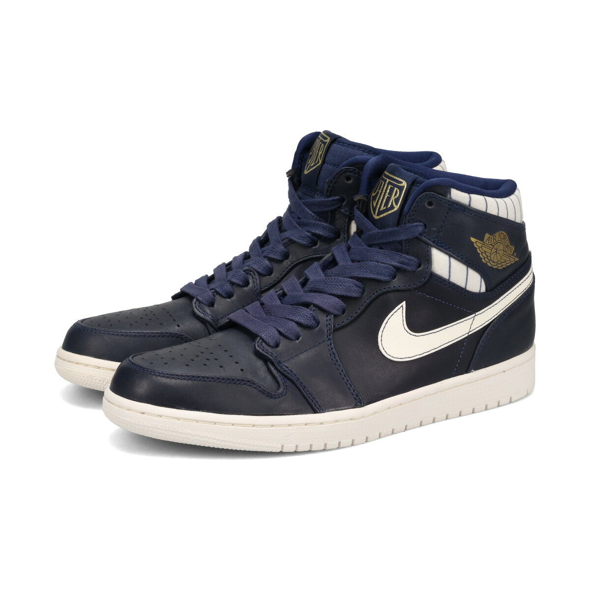 NIKE AIR JORDAN 1 RETRO HIGH ナイキ エア ジョーダン 1 レトロ ハイ 海外限定 日本未発売モデル メンズ スニーカー ハイカット MIDNIGHT NAVY/METALLIC GOLD/SAIL ネイビー 715854-402