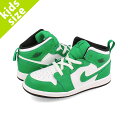 15̂ő NIKE AIR JORDAN 1 MID TD iCL GA W[_ 1 ~bh TD xr[ qǂ Xj[J[ ~bhJbg LUCKY GREEN/BLACK/WHITE O[ DQ8425-301