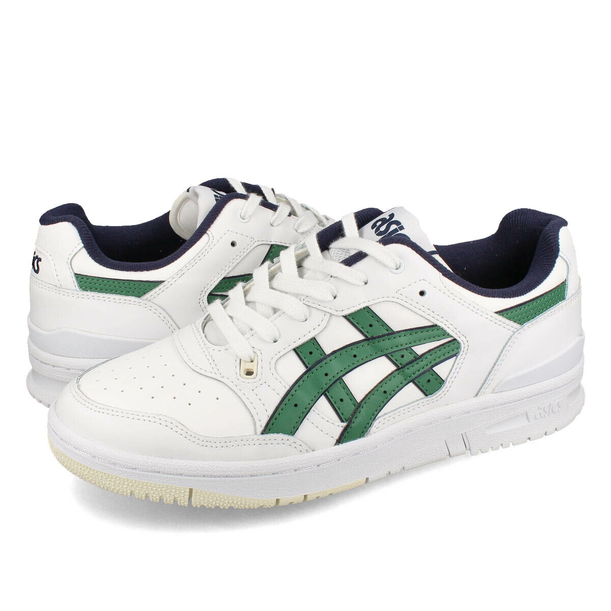 楽天LOWTEX ビッグ・スモール店15時迄のご注文で即日発送可 ASICS SPORTSTYLE EX89 アシックス スポーツスタイル EX89 メンズ スニーカー ローカット WHITE/SHAMROCK GREEN ホワイト 1201a476-116