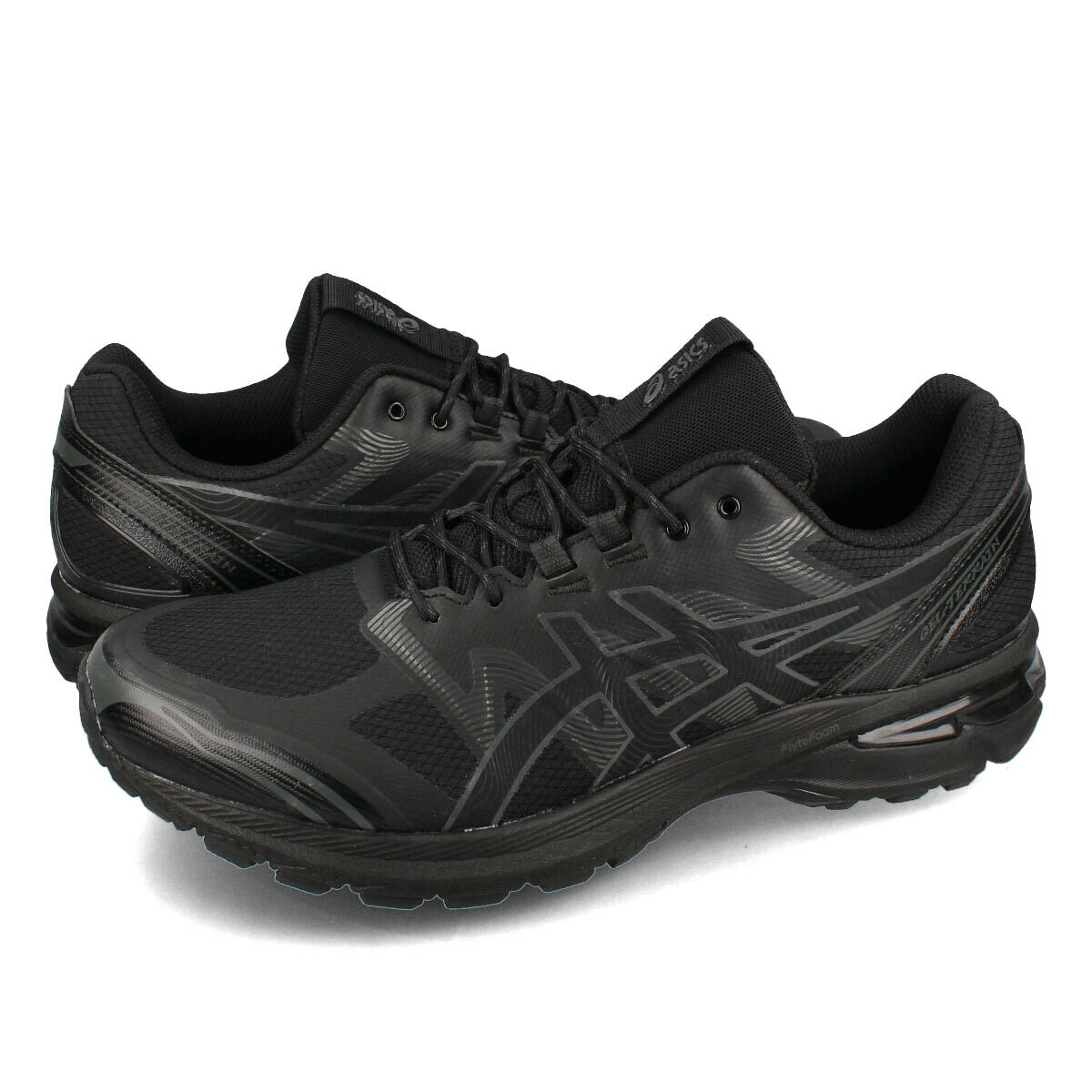 15時迄のご注文で即日発送可 ASICS SPORTSTYLE GEL-TERRAIN アシックス スポーツスタイル ゲル テレイン メンズ レディース スニーカー ローカット BLACK/BLACK ブラック 1203A342-001