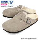 yvCX_Ez 15̂ő BIRKENSTOCK BOSTON SHEARLING i[tBbg rPVgbN {Xg VAO fB[X T_ STONE COIN O[ 1017651